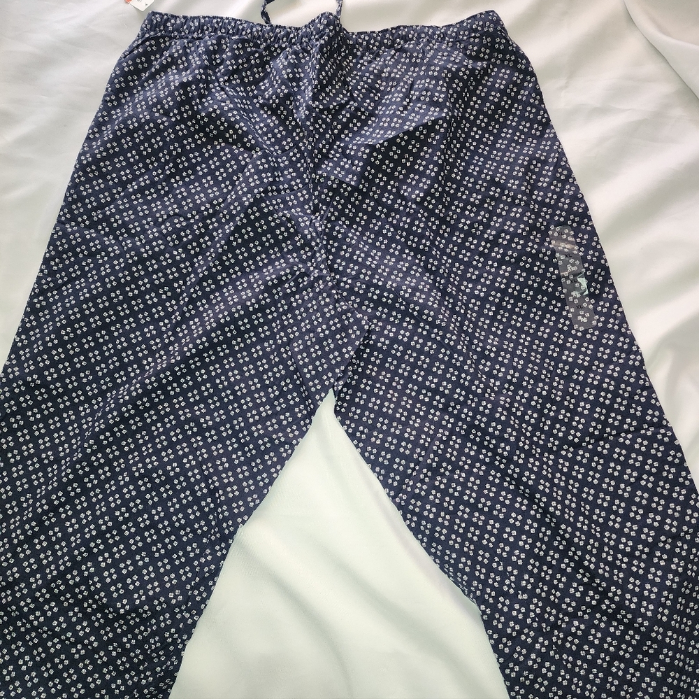 Gap Factory   WOMEN / PAJAMAS & LOUNGEWEAR Poplin PJ Pants Size XL